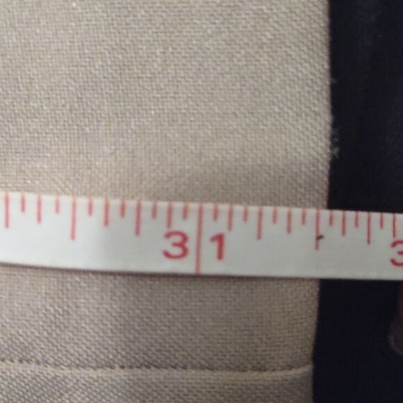 New Harve Benard Women's size 14‎ 2 way stretch khaki dress pants trousers - Picture 6 of 8